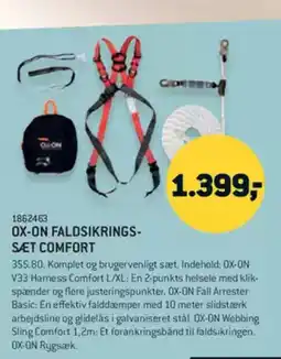 XL-BYG OX-ON FALDSIKRINGS- SÆT COMFORT tilbud