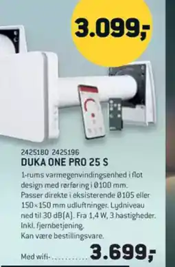 XL-BYG DUKA ONE PRO 25 S tilbud