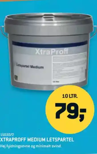 XL-BYG XTRAPROFF MEDIUM LETSPARTEL tilbud