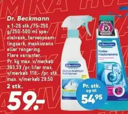 Bilka Dr. Beckmann tilbud