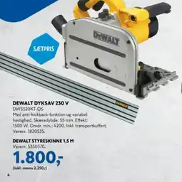 Davidsen Dewalt dyksav 230 v tilbud