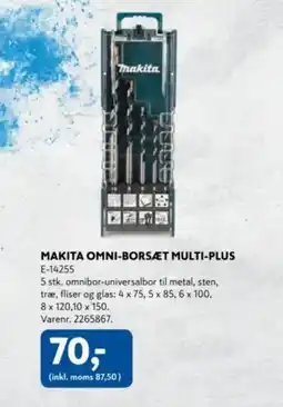 Davidsen Makita omni-borsæt multi-plus tilbud