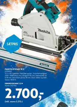 Davidsen Makita dyksav 18 v tilbud