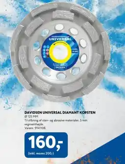 Davidsen Davidsen universal diamant kopsten tilbud