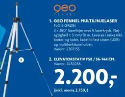 Davidsen Elevatorstativ fs8 / 56-144 cm. tilbud