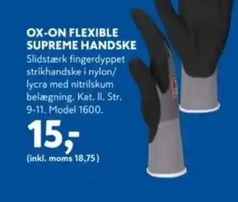 Davidsen Ox-on flexible supreme handske tilbud