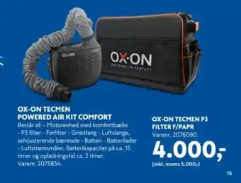 Davidsen Ox-on tecmen powered air kit comfort tilbud