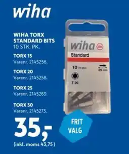 Davidsen Wiha torx standard bits tilbud