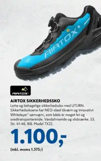 Davidsen Airtox sikkerhedssko tilbud