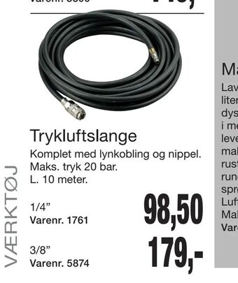 Harald Nyborg Trykluftslange tilbud