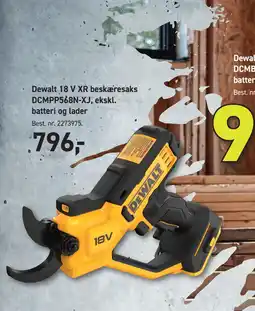 Johannes Fog Dewalt 18 V XR beskæresaks DCMPP568N-XJ, ekskl. batteri og lader tilbud