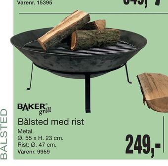 Harald Nyborg Bålsted med rist tilbud