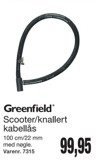 Harald Nyborg Scooter/knallert kabellås tilbud