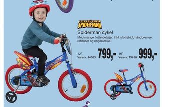 Harald Nyborg Spiderman cykel tilbud