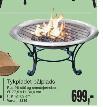 Tykpladet bålplads