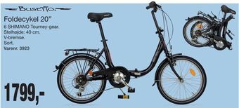 Harald Nyborg Foldecykel 20" tilbud