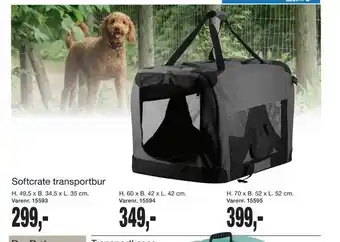 Softcrate transportbur