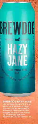 MENY BREWDOG HAZY JANE tilbud