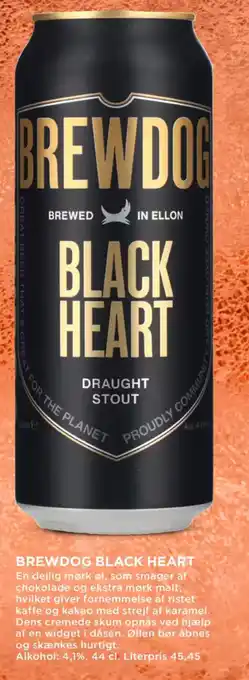 MENY BREWDOG BLACK HEART tilbud