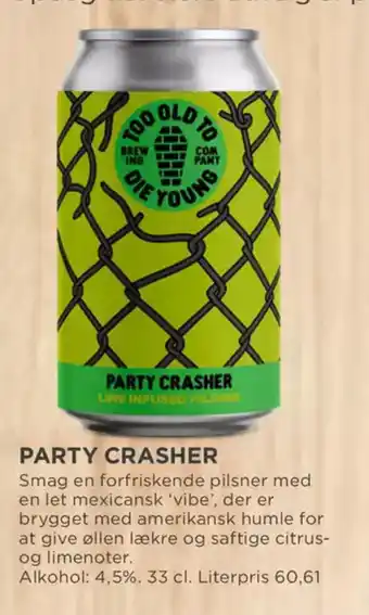 MENY PARTY CRASHER tilbud