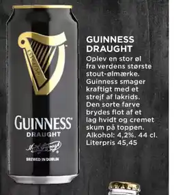 MENY GUINNESS DRAUGHT tilbud