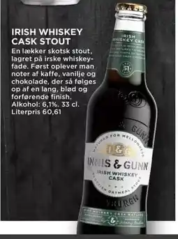 MENY IRISH WHISKEY CASK STOUT tilbud