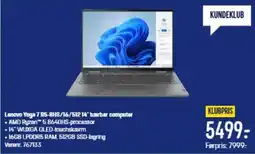 Elgiganten Lenovo Yoga 7 R5-8HS/16/51214" bærbar computer tilbud