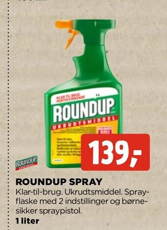 jem & fix Roundup spray tilbud