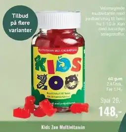 Helsam Kids Zoo Multivitamin tilbud