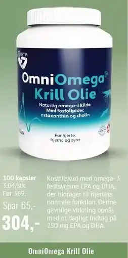 Helsam OmniOmega Krill Olie tilbud