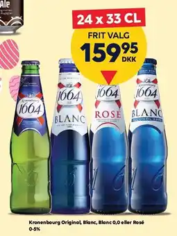 BorderShop Kronenbourg Original, Blanc, Blanc 0,0 eller Rosé 0-5% tilbud