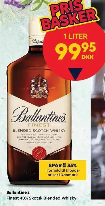 BorderShop Ballantine's tilbud