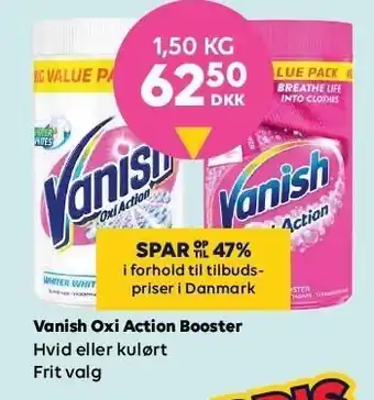 BorderShop Vanish Oxi Action Booster tilbud