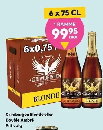 BorderShop Grimbergen Blonde eller Double Ambré tilbud