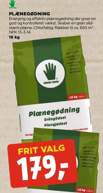 jem & fix Plænegødning tilbud