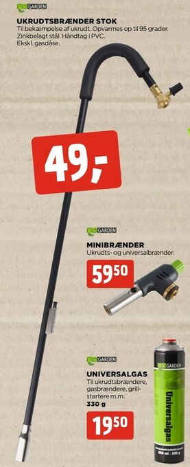 jem & fix Ukrudtsbrænder stok tilbud