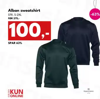 Dansk Outlet Alban sweatshirt tilbud