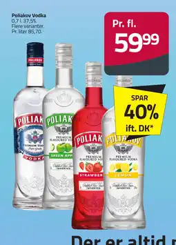 Fleggaard Poliakov Vodka tilbud