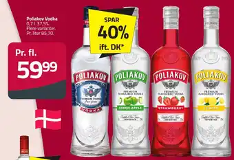 Fleggaard Poliakov Vodka tilbud