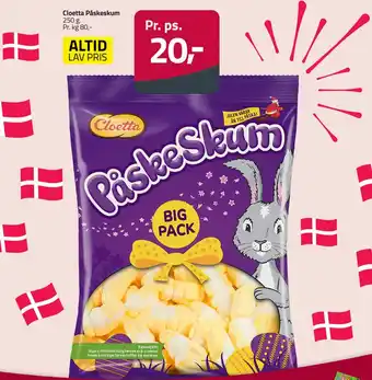 Fleggaard Cloetta Påskeskum tilbud