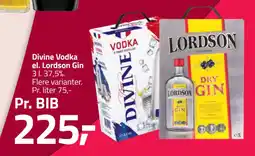 Fleggaard Divine Vodka el. Lordson Gin tilbud