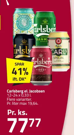 Fleggaard Carlsberg el. Jacobsen tilbud