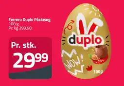 Fleggaard Ferrero Duplo Påskeæg tilbud