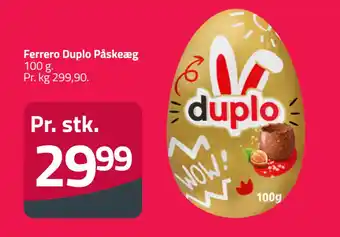 Fleggaard Ferrero Duplo Påskeæg tilbud