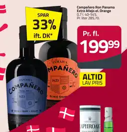 Fleggaard Compañero Ron Panama Extra Añejo el. Orange tilbud