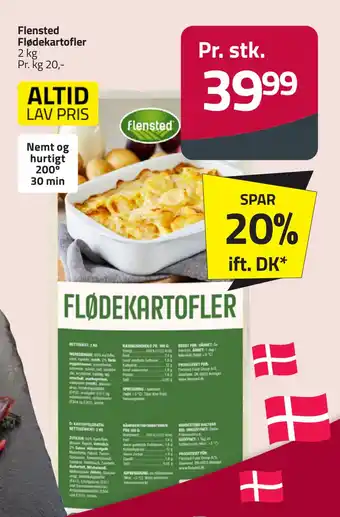 Fleggaard Flensted Flødekartofler tilbud