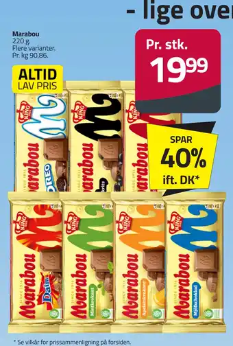 Fleggaard Marabou tilbud