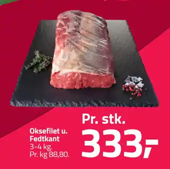 Fleggaard Oksefilet u. Fedtkant tilbud