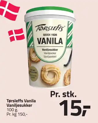 Fleggaard Tørsleffs Vanila Vaniljesukker tilbud