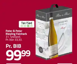 Fleggaard Peter & Peter Riesling Feinherb tilbud